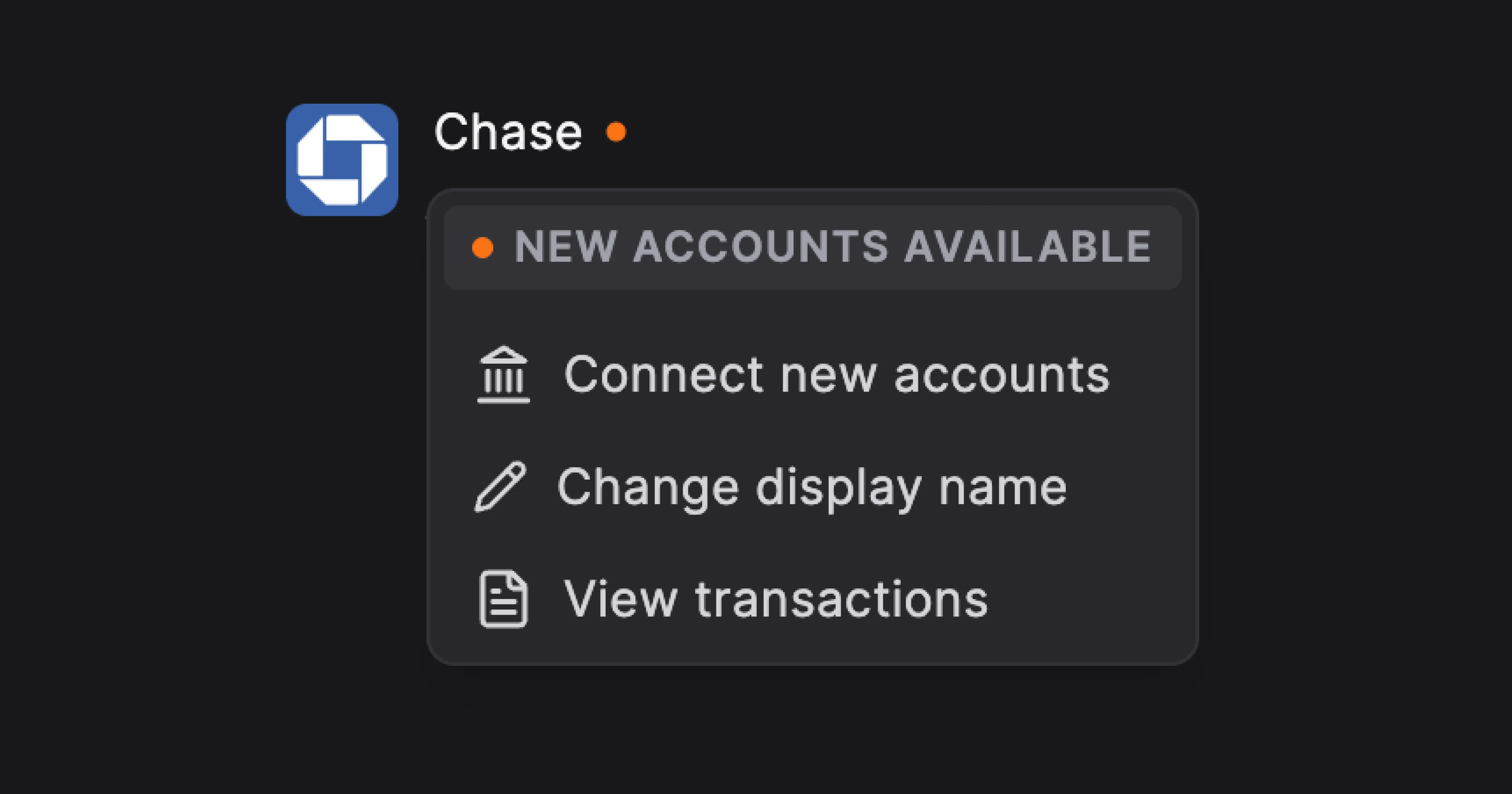 New Accounts Detection